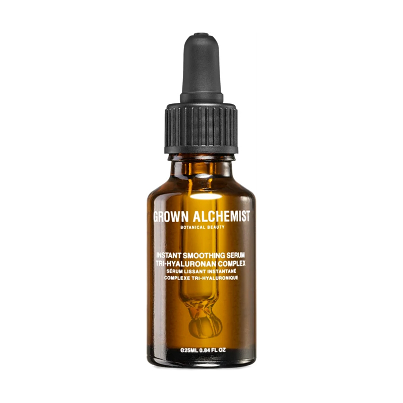 Антивікова розгладжувальна сироватка для обличчя Grown Alchemist Instant Smoothing Serum з тригіалуроновим комплексом, 25 мл