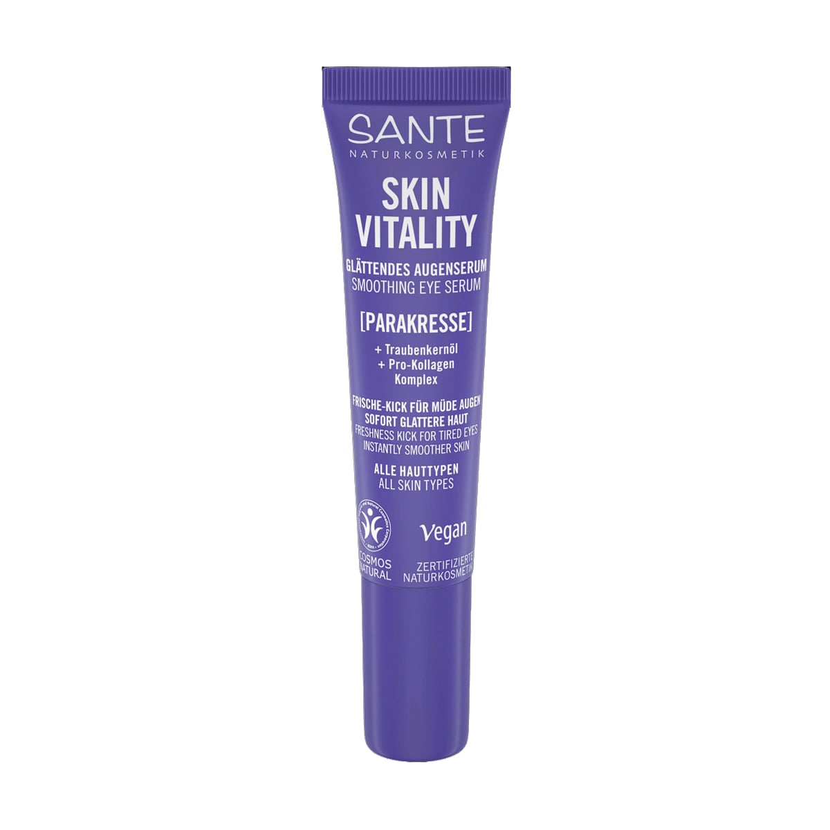 Розгладжувальна сироватка для шкіри навколо очей Sante Skin Vitality Smoothing Eye Serum проти зморщок, 15 мл